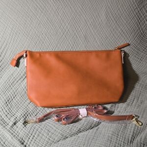 Steve MaddenElegant Tan Leather Women's Bag, NWOT